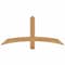 Ekena Millwork Bellingham Timber Gable Bracket, Western Red Cedar, 48"W x 22"H x 1 1/2"D x 3 1/2"F, 11/12 Pitch GBW048X22X0204BEL00SWR - alternate 1